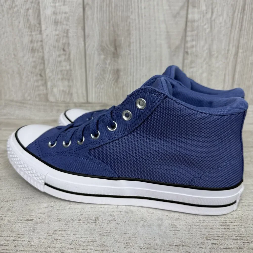 Converse CTAS Malden Street Mid Blue Mens Sz 10.5 Sneakers A16846F Indigo Storm